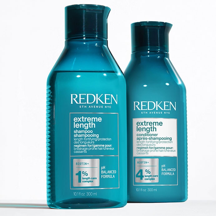 Imagem mostrando Condicionador e Shampoo | Redken Extreme Length