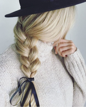 Penteado Trança Lateral