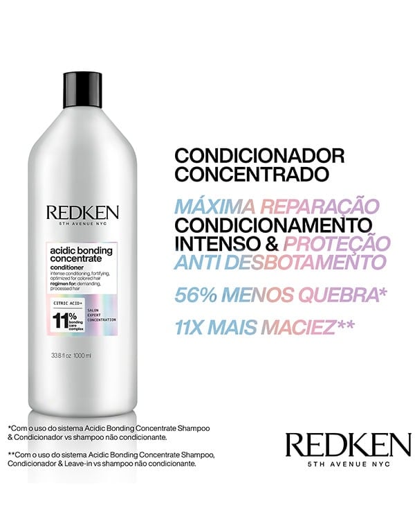 Imagem condicionador 1L Acidic Bonding Concentrate | Benefícios | Redken