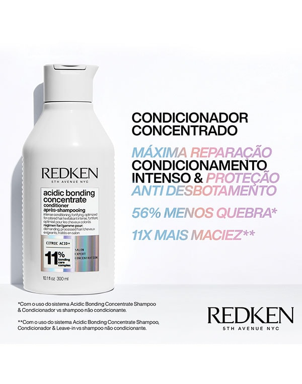 Imagem condicionador 300ml Acidic Bonding Concentrate | Benefícios | Redken