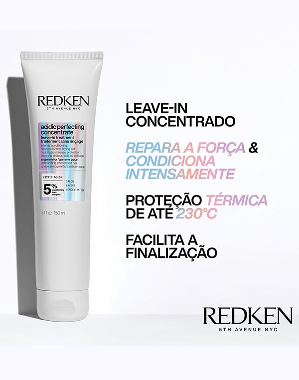 Redken Acidic Perfecting Concentrate Leave-in 150ml | Benefícios | Redken