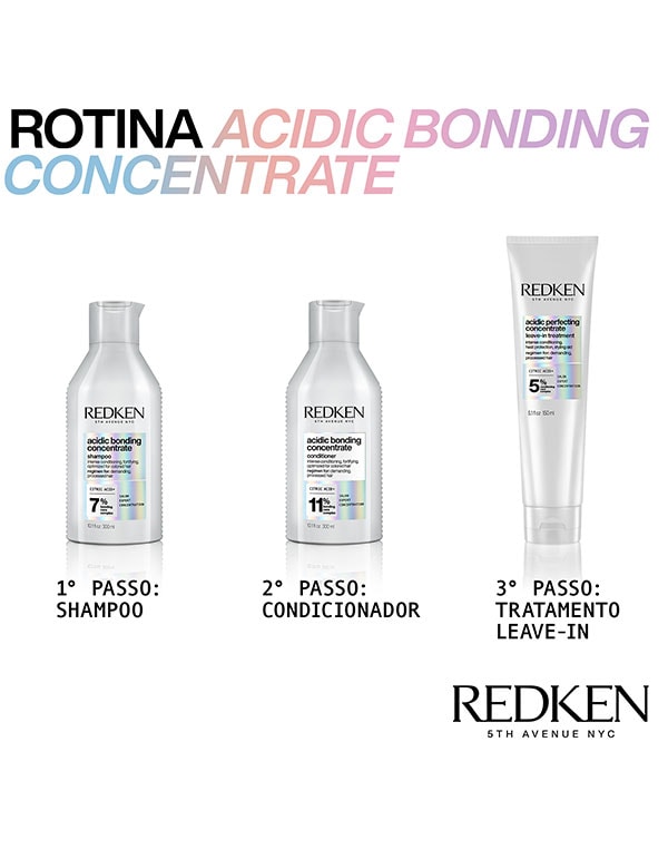 Redken Acidic Perfecting Concentrate Leave-in 150ml | Rotina completa | Redken