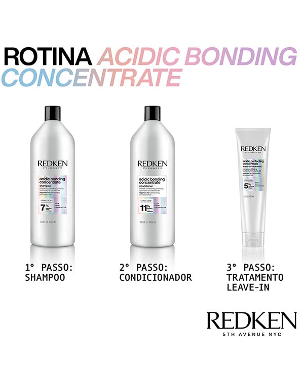 Imagem shampoo 1L Acidic Bonding Concentrate | Rotina completa | Redken