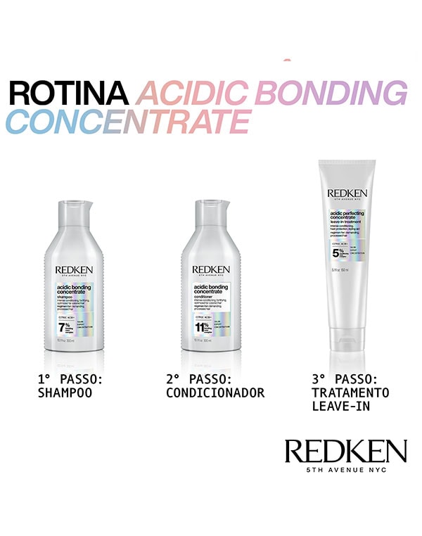 Imagem shampoo 300ml Acidic Bonding Concentrate | Rotina completa | Redken