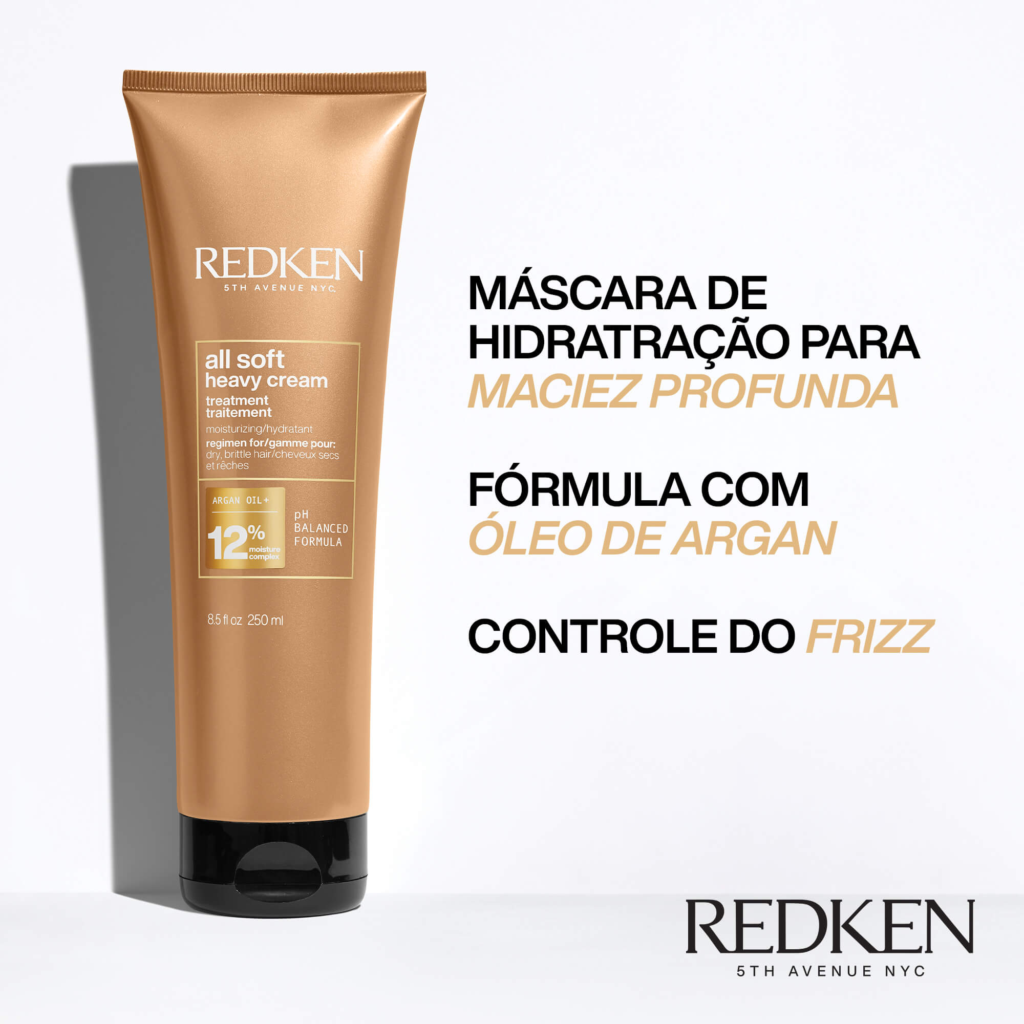 Máscara De Tratamento Redken All Soft 250ml | Benefícios | Redken