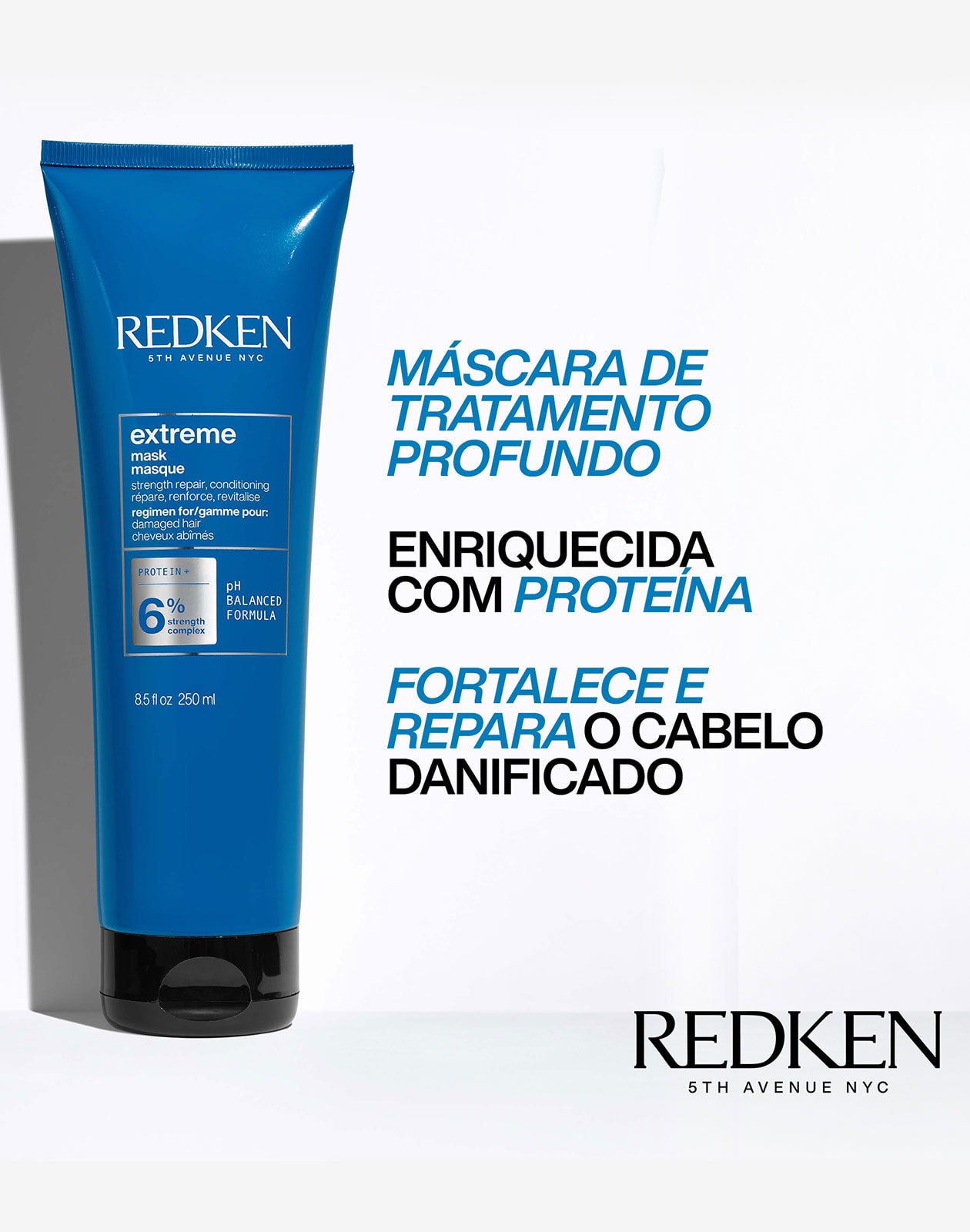 Máscara De Tratamento Redken Extreme 250ml | Benefícios | Redken