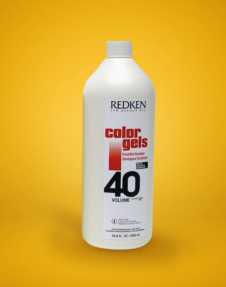 Emulsão reveladora Color Gels de 40 volumes